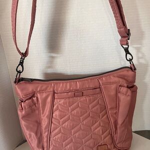 Lug Bag - Pink Quilted Mini Shuffle SE Crossbody Bag